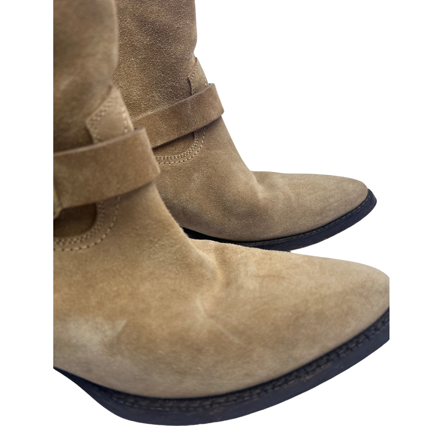 Botas Beige Yves Saint Laurent