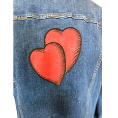 Zadig & Voltaire / Chamarra Jeans con Corazón ❤️❤️