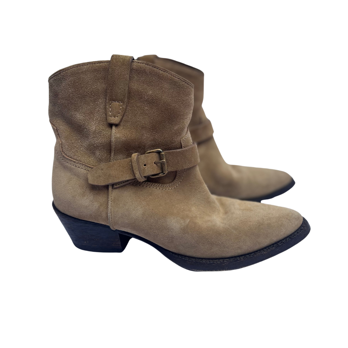 Botas Beige Yves Saint Laurent