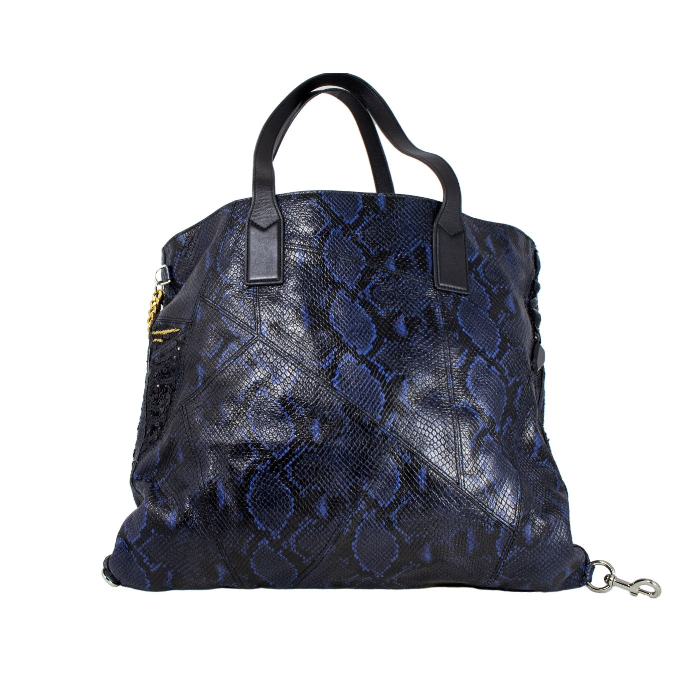 Bolsa grande Marc Jacobs negra/azul.